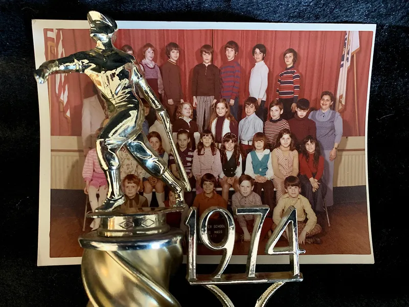 Ok, the class portrait is technically from 1973. Photo by me.