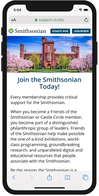 Enid member form mobile