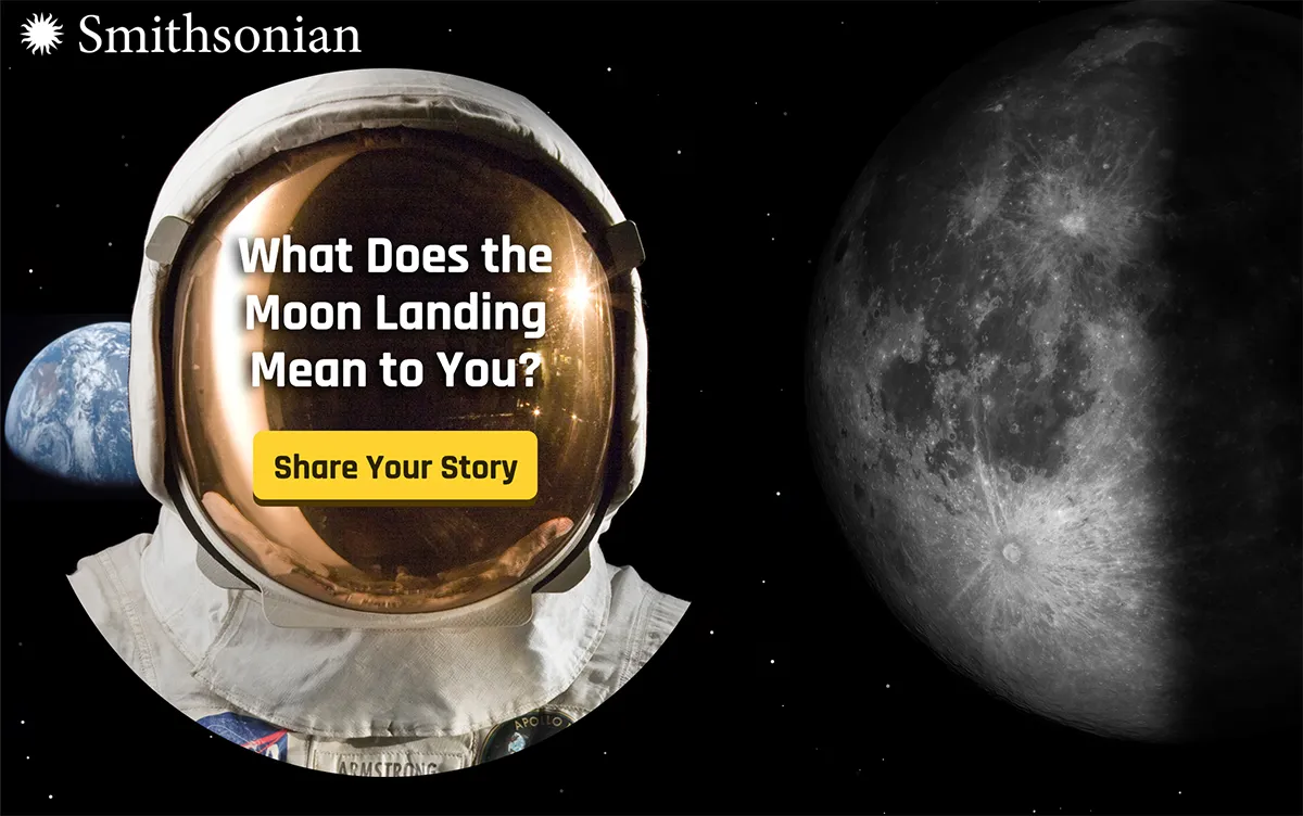 Smithsonian Moon Landing Page