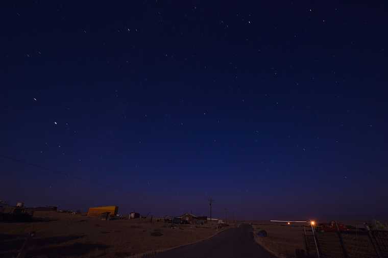 Road at night